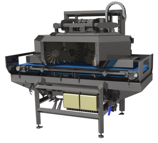 Voorzijde kaascoatingmachine